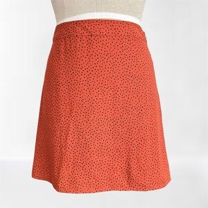 BP. Rust Orange Polka Dot Mini Skirt | Size S